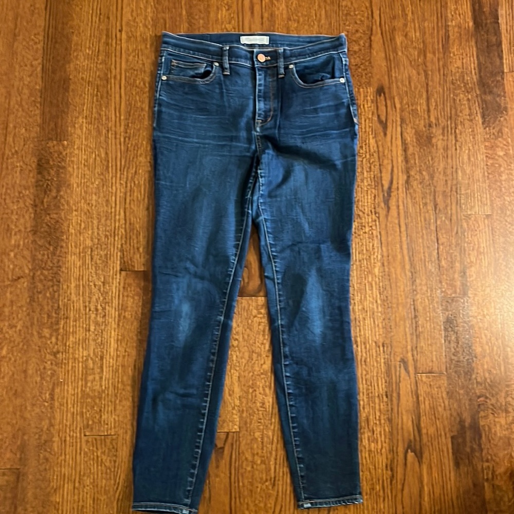 Madewell “High Riser Skinny” jean.